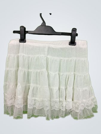 White Lace Skirt