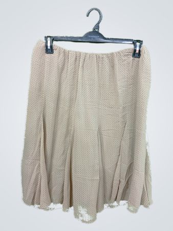 Camel Sude Skirt