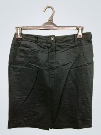 L.L. Bean Women's Black Cotton Skirt