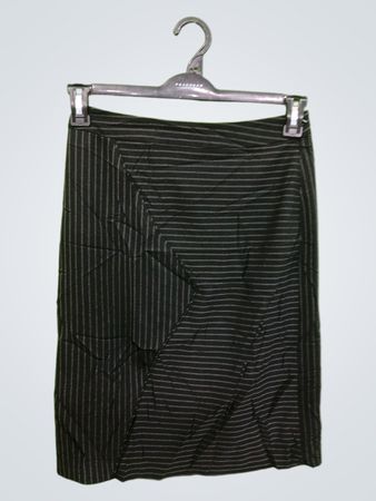 Unbranded Black Pinstripe Mini Skirt