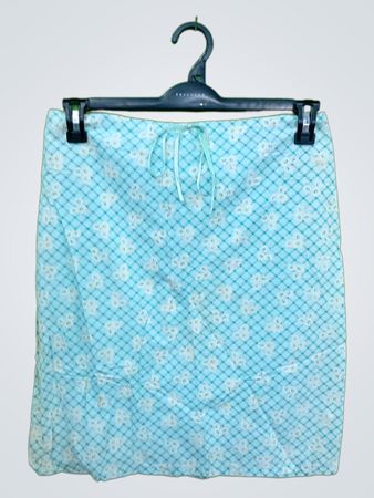 Light Blue Floral Skirt