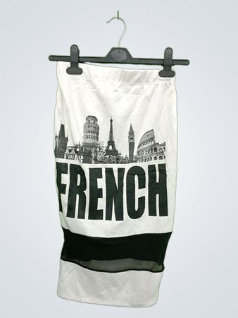 rue21 French Landmarks Graphic Mini Skirt