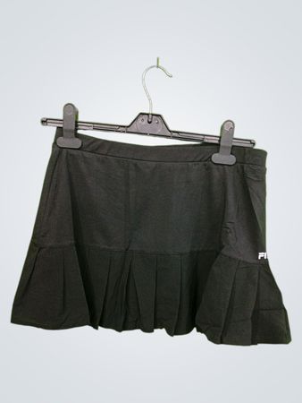 Fila Black Pleated Mini Skirt