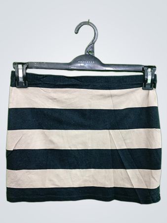 H&M Striped Mini Skirt