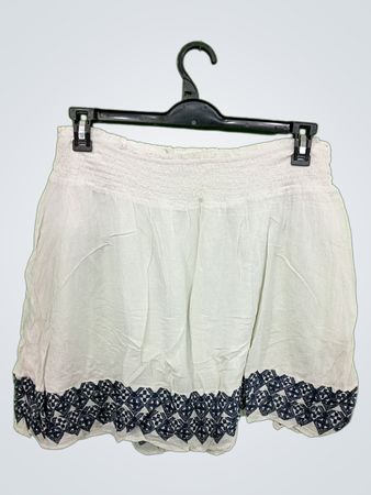 Old Navy White Smocked Shorts