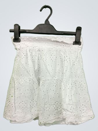 White Eyelet Skirt