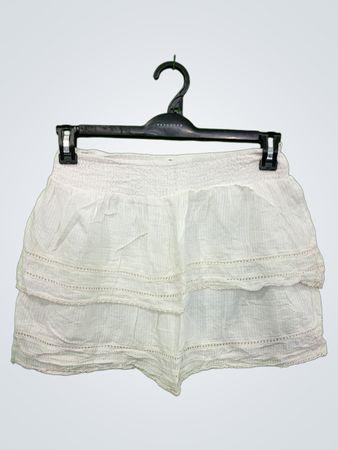 Cotton On White Ruffled Shorts