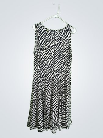 Forever Woman Zebra Print Dress