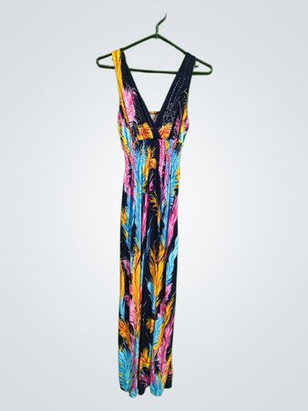 Multicolored Floral Maxi Dress