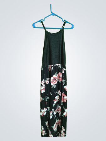 Black Floral Jumpsuit