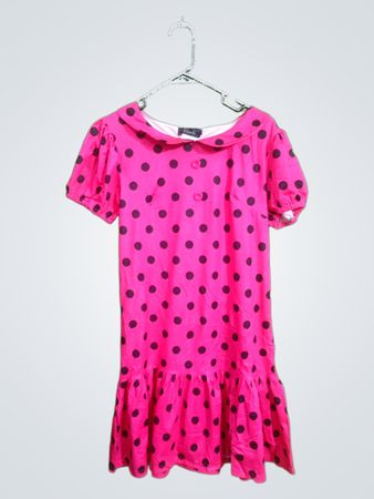 Pink Polka Dot Dress