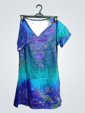 Blue Floral Dress