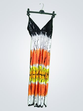 Long Tie Dye Dress