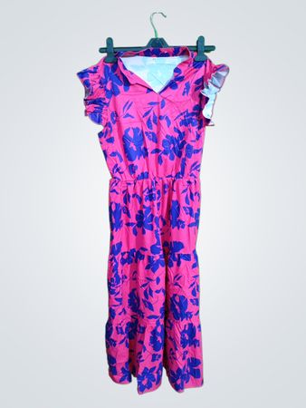 Pink Floral Jumpsuit