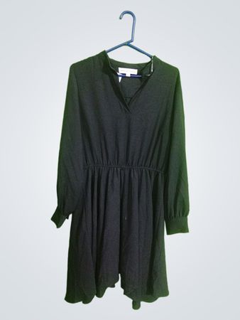 Black Long-Sleeve Dress