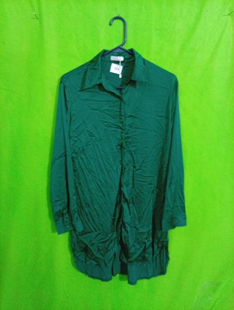Green Button-Down Shirt