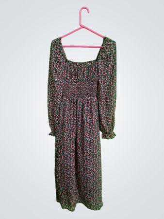 Floral Long Sleeve Dress