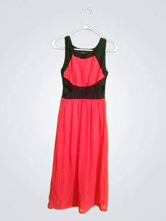 Red and Black Dress
