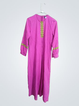 Pink Embroidered Dress