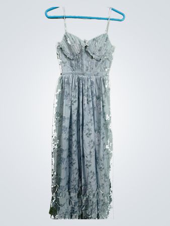 Blue Floral Dress