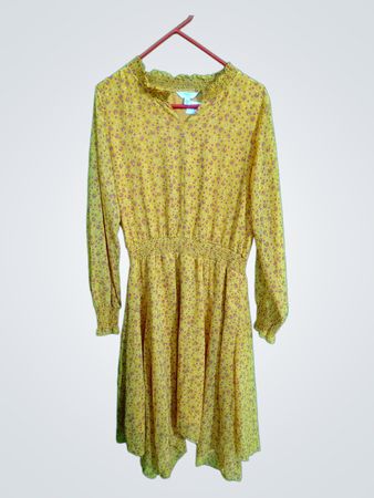 Yellow Floral Dress