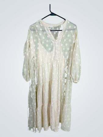 White Polka Dot Dress
