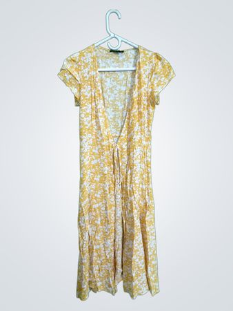 Forever 21 Yellow Floral Dress