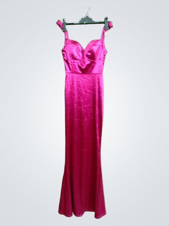 Pink Satin Dress