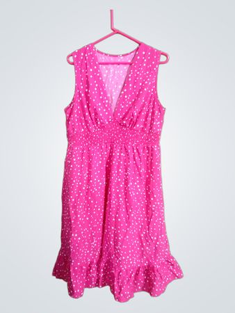 Pink Polka Dot Dress
