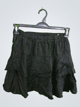 Black Ruffled Skirt