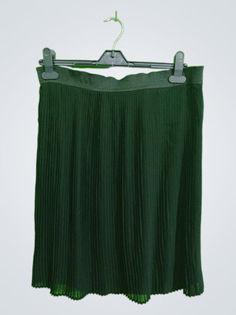 Adagio Black Pleated Mini Skirt