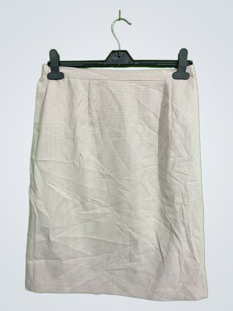 Tan Houndstooth Skirt and Shorts