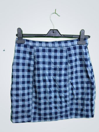 Cooperative Plaid Mini Skirt