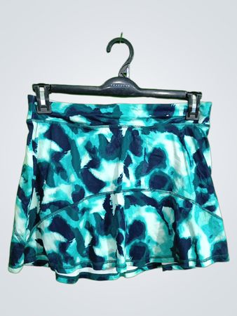 Xersion Blue Tie-Dye Skirt