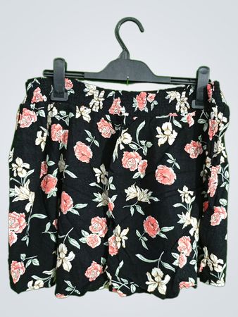 Unbranded Floral Print Mini Skirt