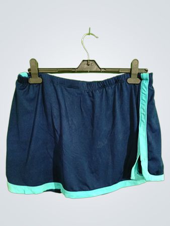 Navy Blue Shorts with Light Blue Trim