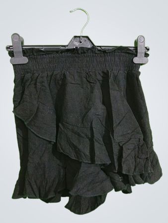 Unbranded Black Ruffled Shorts