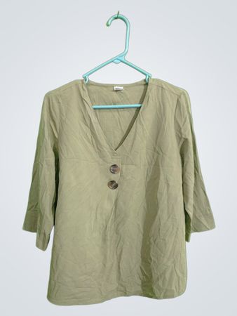 Olive Green Blouse