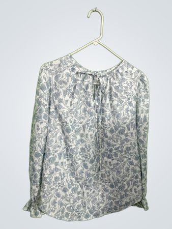 Blouse with Floral Pattern