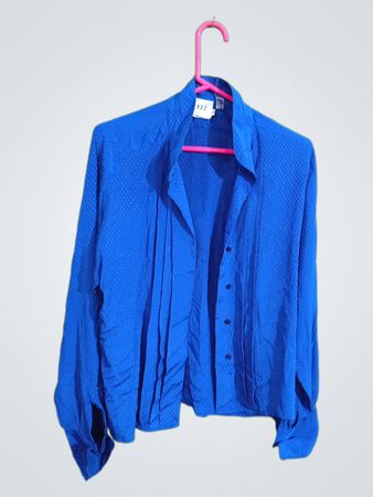 Blue Long-Sleeve Shirt