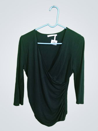 Black Long-Sleeve Top