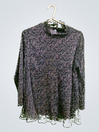 Blouse with Paisley Pattern