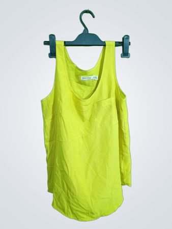 Faded Glory Yellow Tank Top