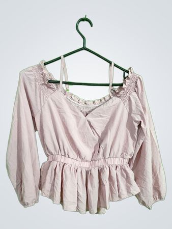 Pink Peplum Top