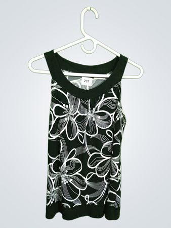 Tattoo Floral Sleeveless Top