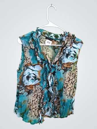 Le Caviart Floral Blouse