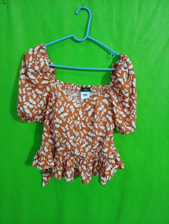 Milk & Honey Floral Peplum Top