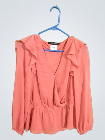 Andrew Marc Pink Blouse