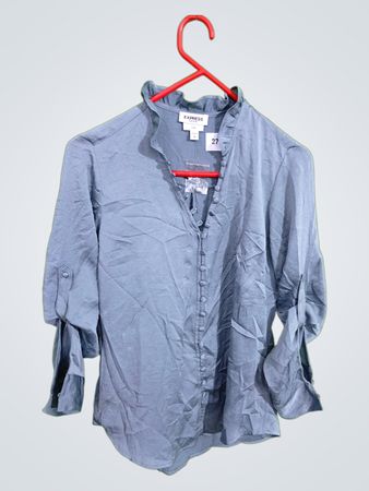Express Portofino Ruffled Blouse