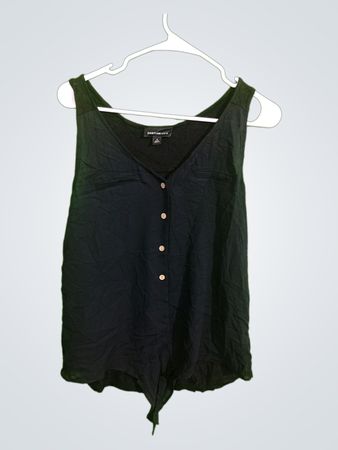 Fortune City Black Tank Top